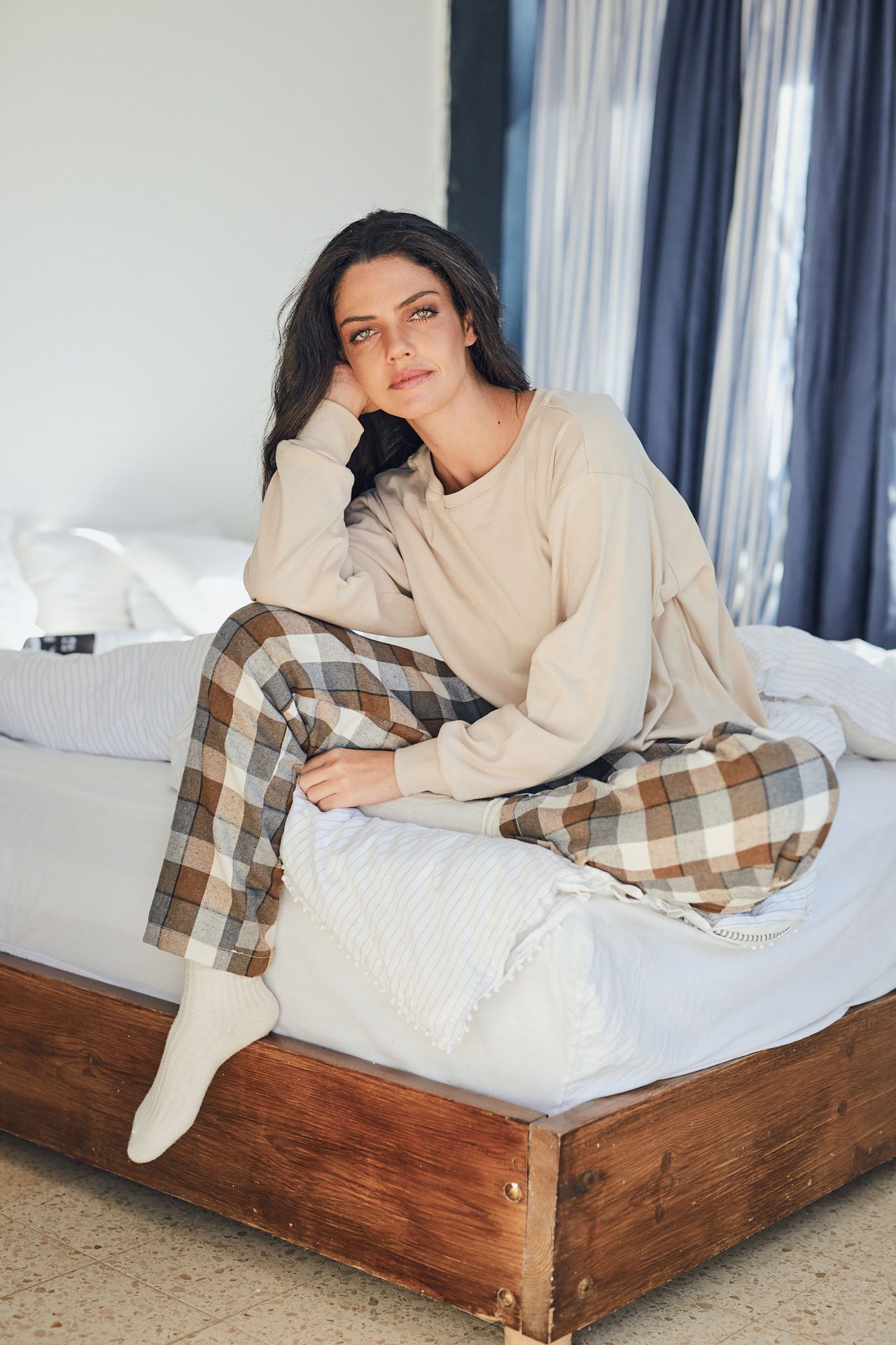 חליפות פלנל ב־cotton. צילומים: אורון קפלן