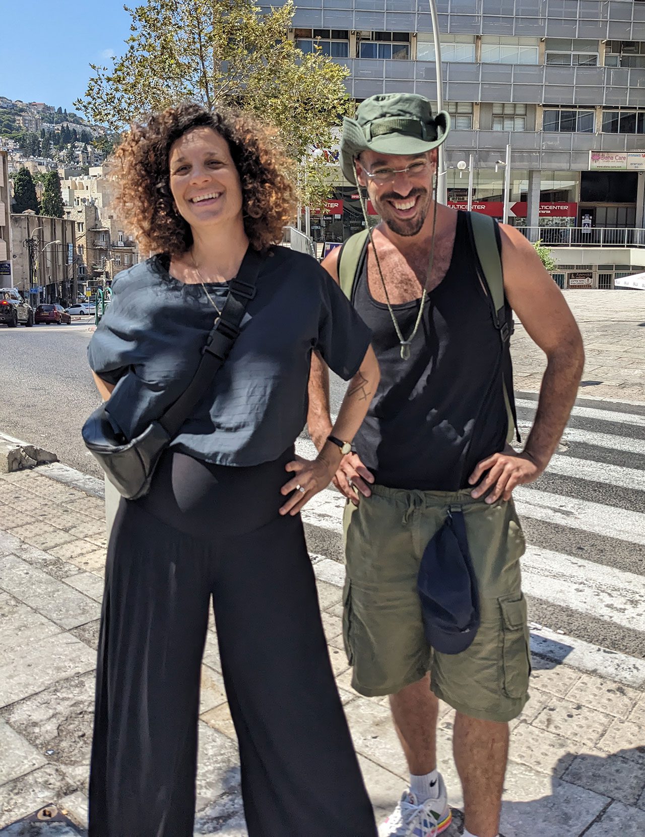 עוז זלוף ואפרת פנר. צילום: עדי לם