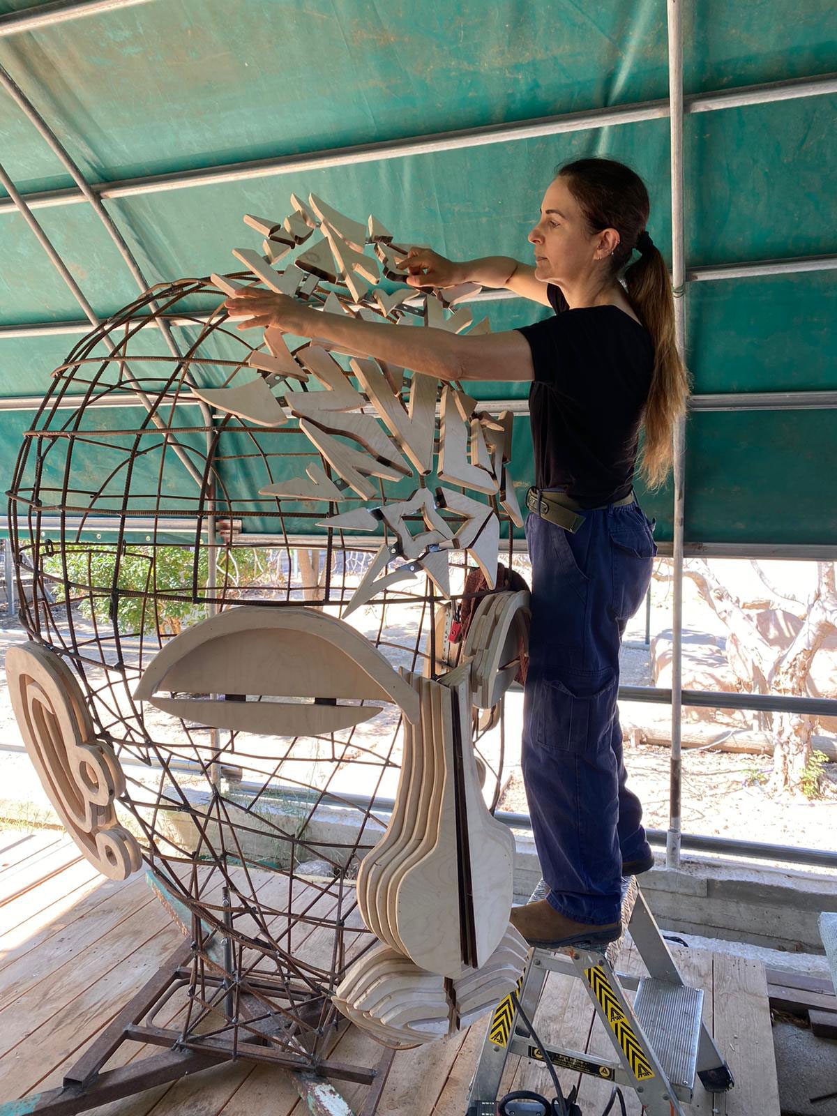 המיצבית מבארי. צילום: ניצן פלד