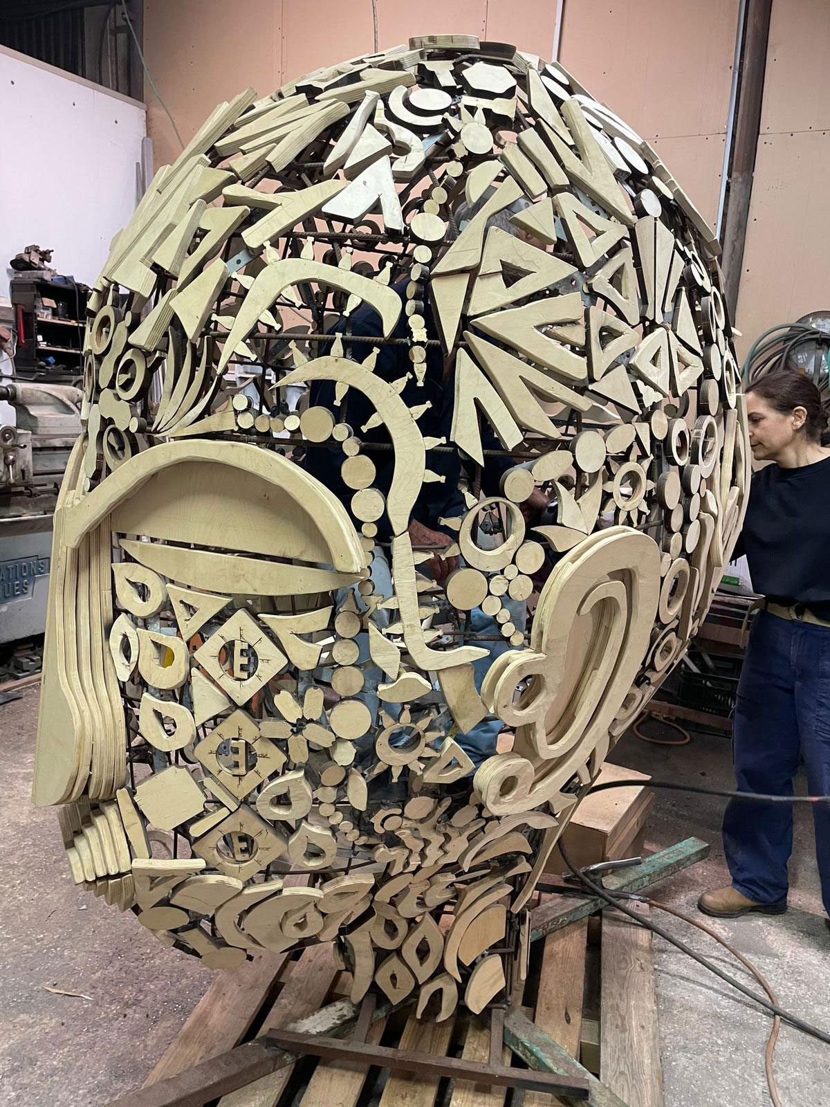 המיצבית מבארי. צילום: אזף חזן