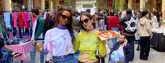 אביב ויינברגר (מימין) ואורטל אצבחה. צילום: מ״ל