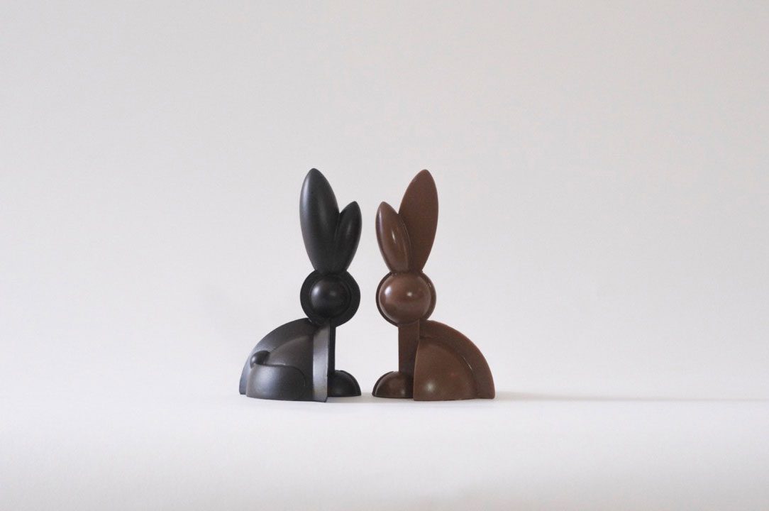 ארנב השוקולד, עבור מסעדת מישלן ברלינאית. צילום: מ״ל