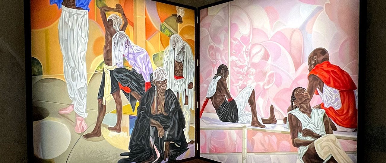 הביתן הניגרי, Ojih Odutola. צילום: ענבל סיני