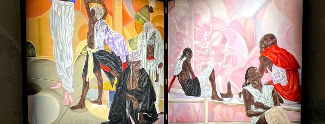 הביתן הניגרי, Ojih Odutola. צילום: ענבל סיני