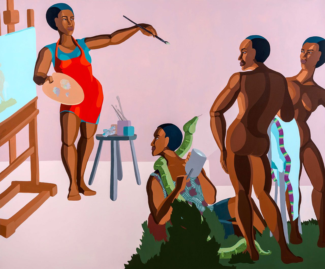 נירית טקלה. ביקור סטודיו, אדם וחוה