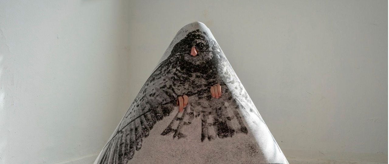 מיכל בראור בגלריה אחד העם 9. צילום: מ״ל