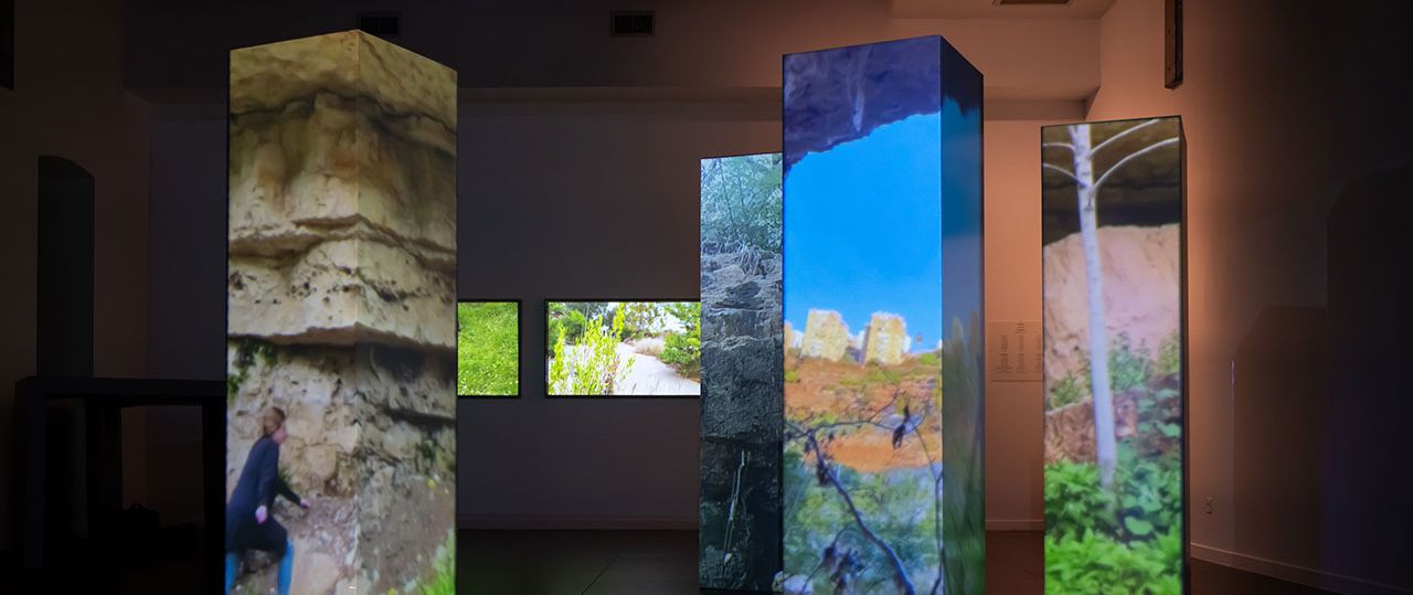 אודין שדמי, דרך נחל ראיתי עולם. צילומי הצבה: יבגני איידל