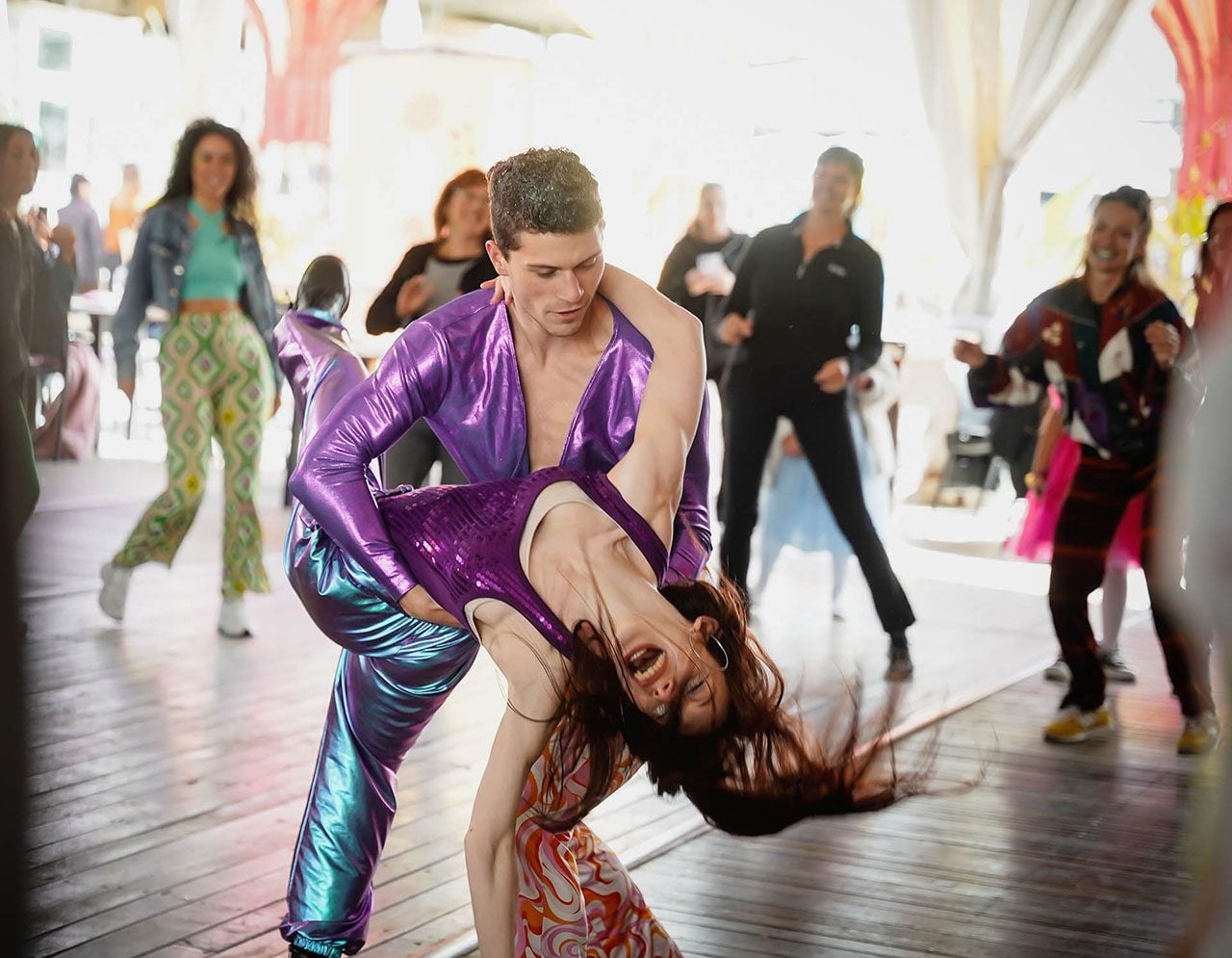 ניב שיינפלד ואורן לאור, דיסקו בייבי. צילום: אפרת מזור