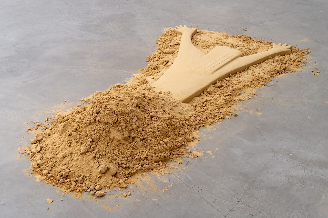 ״מאנה להנחם (בעקבות אהרון פריבר)״. צילום: דניאל חנוך