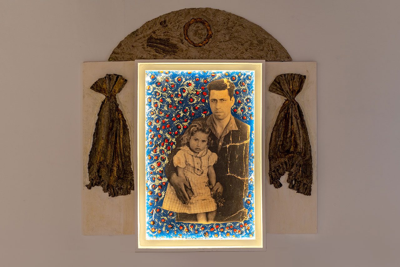 הדוד של נסרין אבו בכר וביתו. צילום: דניאל חנוך