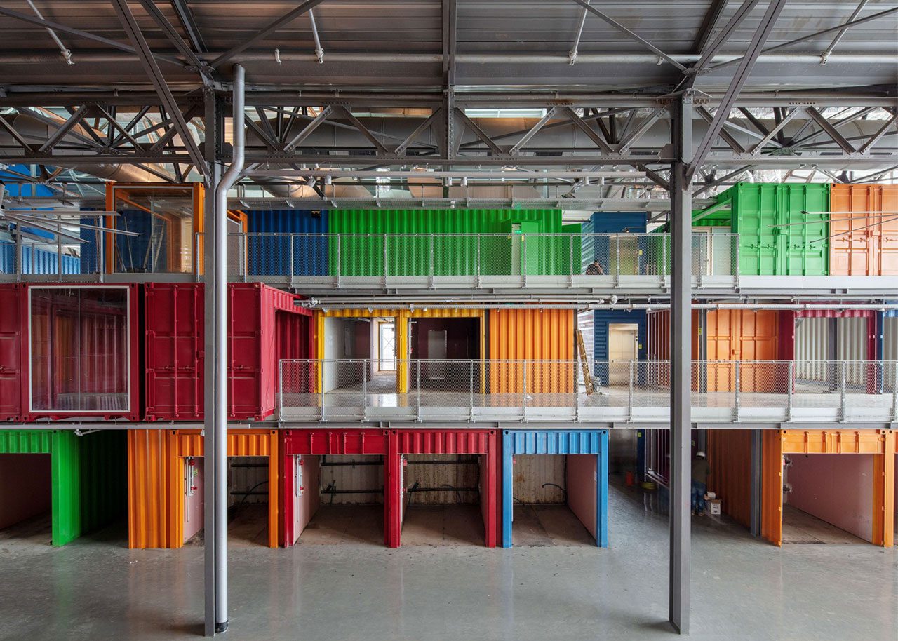 בית המכולות. צילום: אביעד בר נס