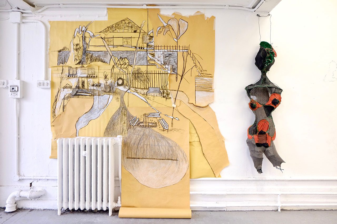 גן בסטודיו (Slade school of Fine Art). צילומים: מ״ל