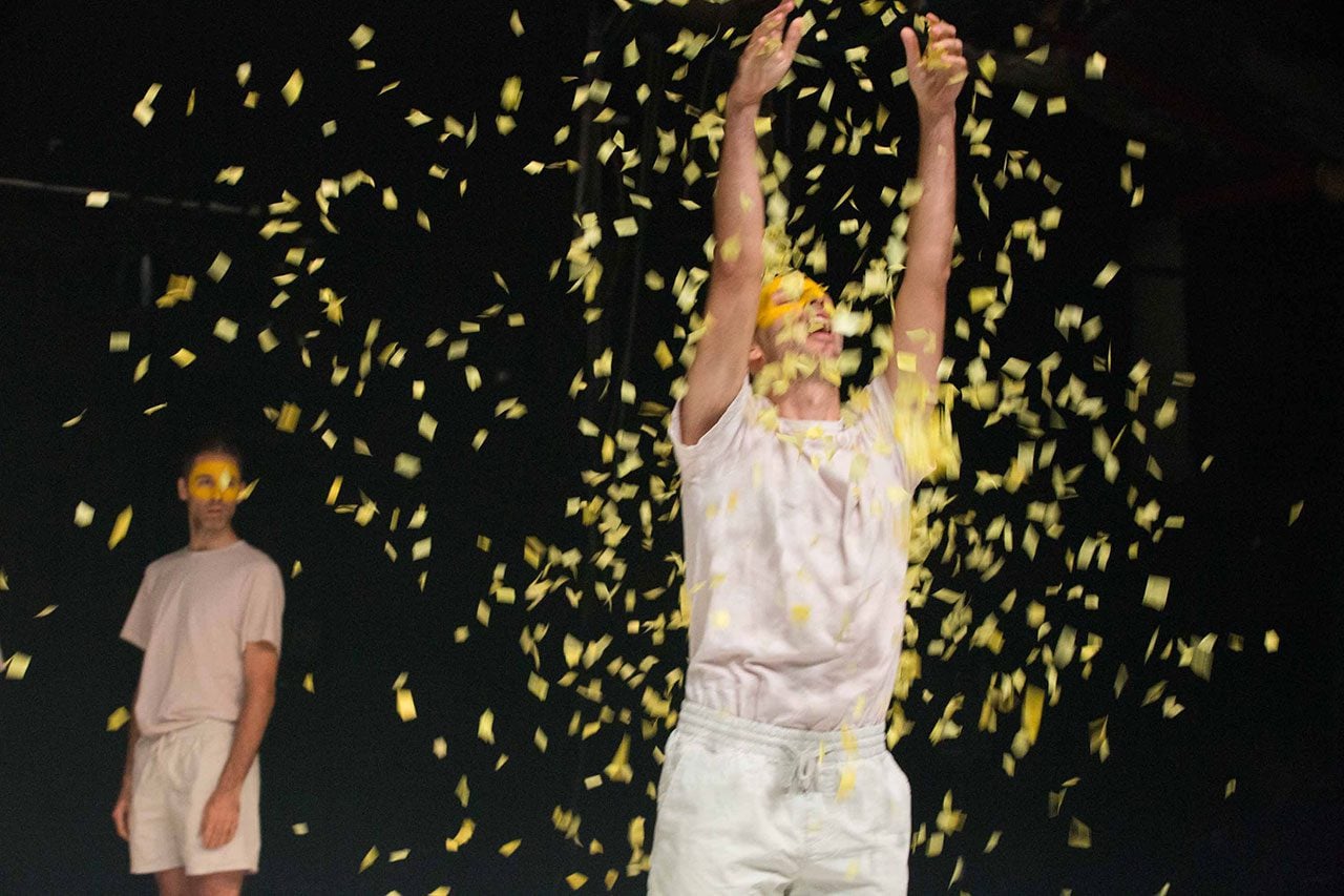 יוסי ברג ועודד גרף, פולחן האביב. צילום: תמר לם