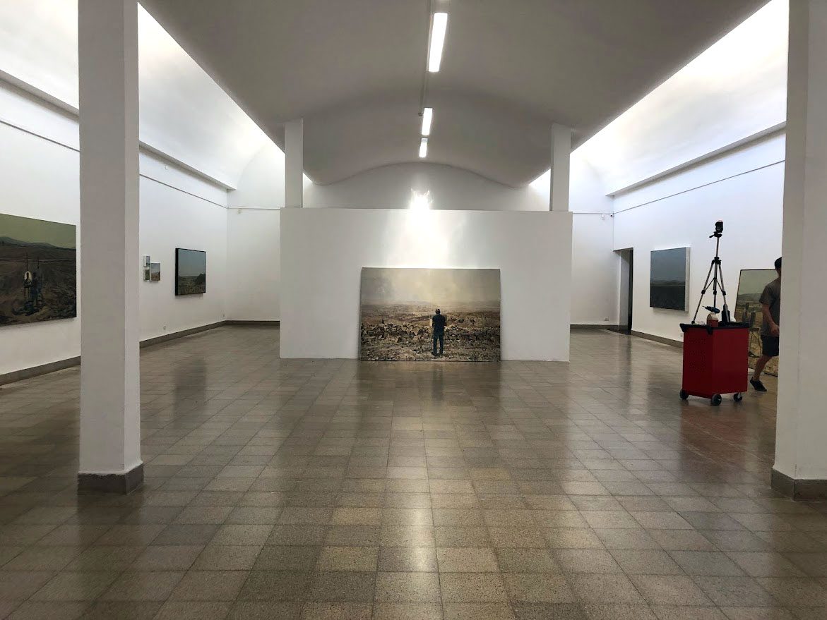 אלי שמיר, גבולות, המכן לאמנות עין חרוד. צילום: יגאל פדרו