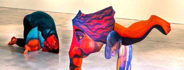 נעם ונקרט, הנשענים; מוזיאון רמת גן. צילום: רן ארדה