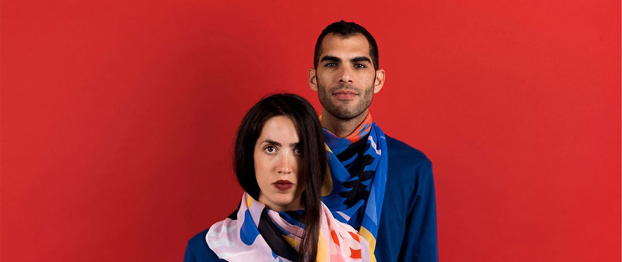עדן וידאל וענבל לפידות וידאל, סטודיו UNDER. צילום: איה וינד