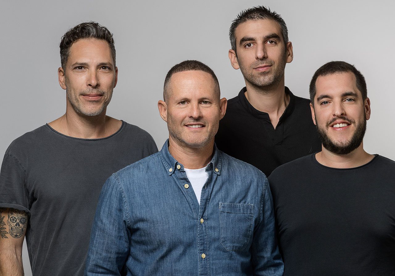 מימין: יניב קנטור, שיקו יגן, יריב פוגל, תומר זכאי. צילום: ארקדי רסקין
