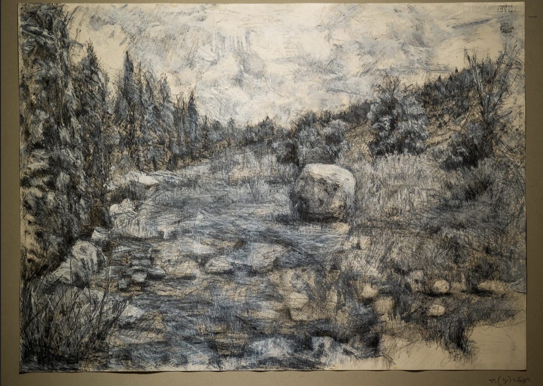 רפאלה (רפי) שיר בתערוכה בהרדוף. צילומים: שחי גרליץ