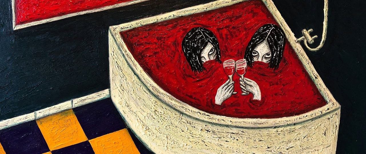 ניל וקארין רומנו בתערוכה Girls Just Wanna. צילום: מ״ל