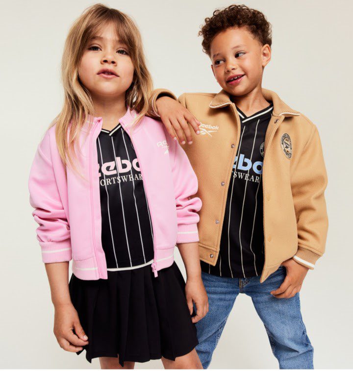 H&M וריבוק בקולקציה לילדים. צילומים: מ״ל