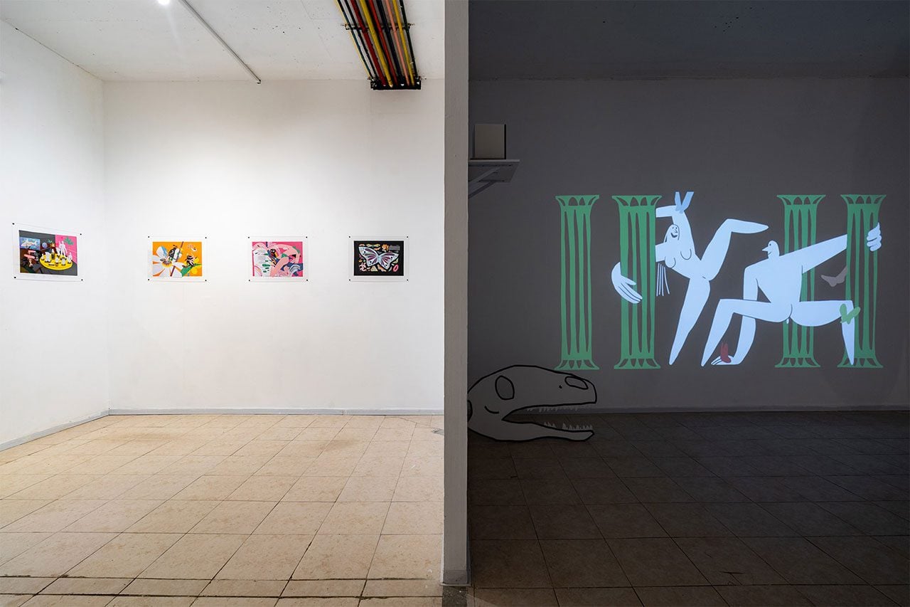 ימי הנחש, תערוכה בגלריה חנינא. צילומים: דניאל חנוך