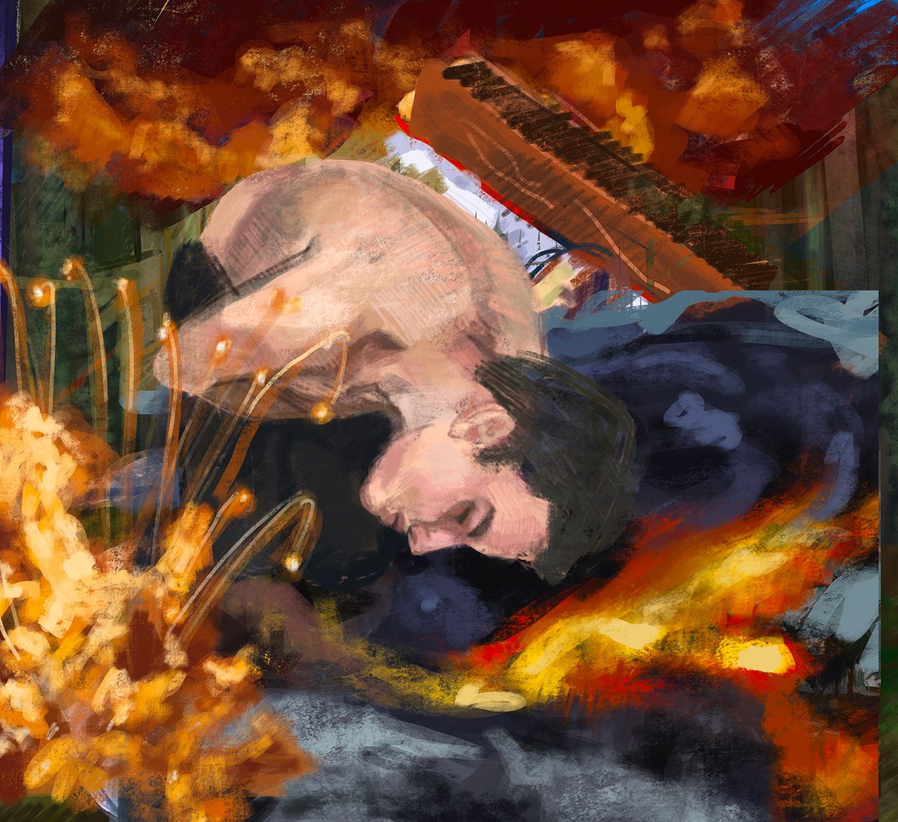 אש במיטה