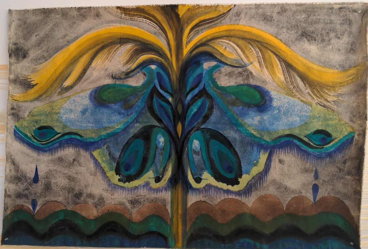 אסתר שניידר בגלריה הקוביה. צילומים: מ״ל