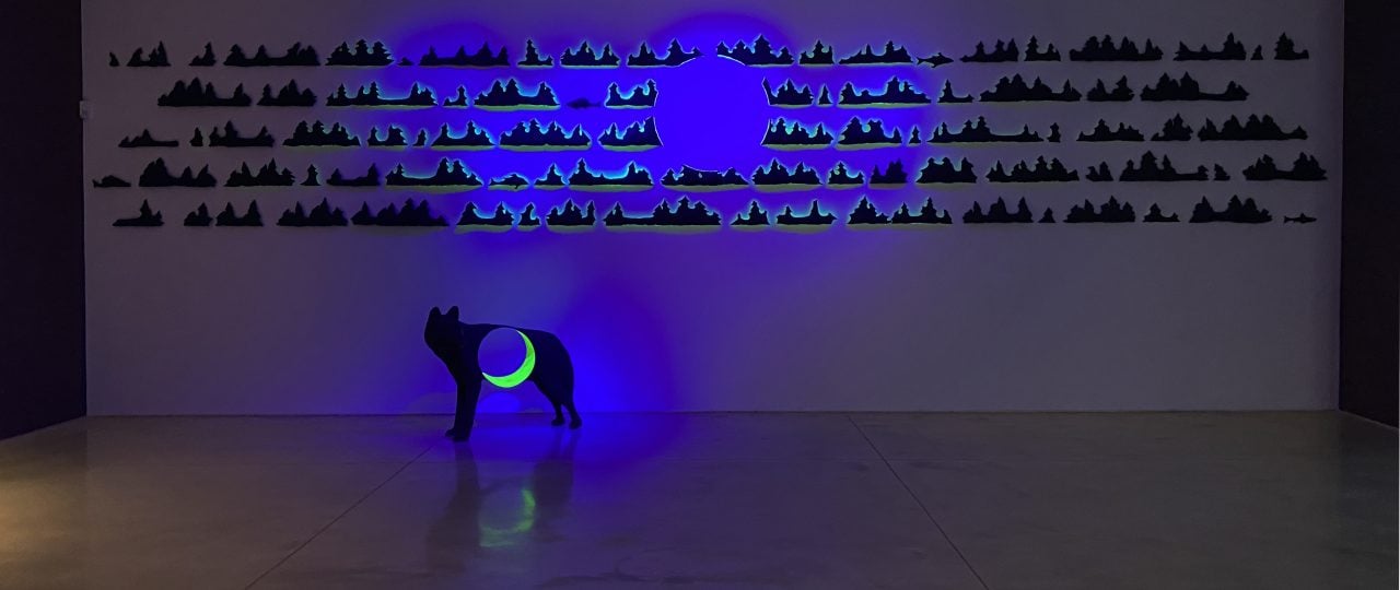 נדיה עדינה רוז במוזיאון רמת גן. צילומים: מ״ל