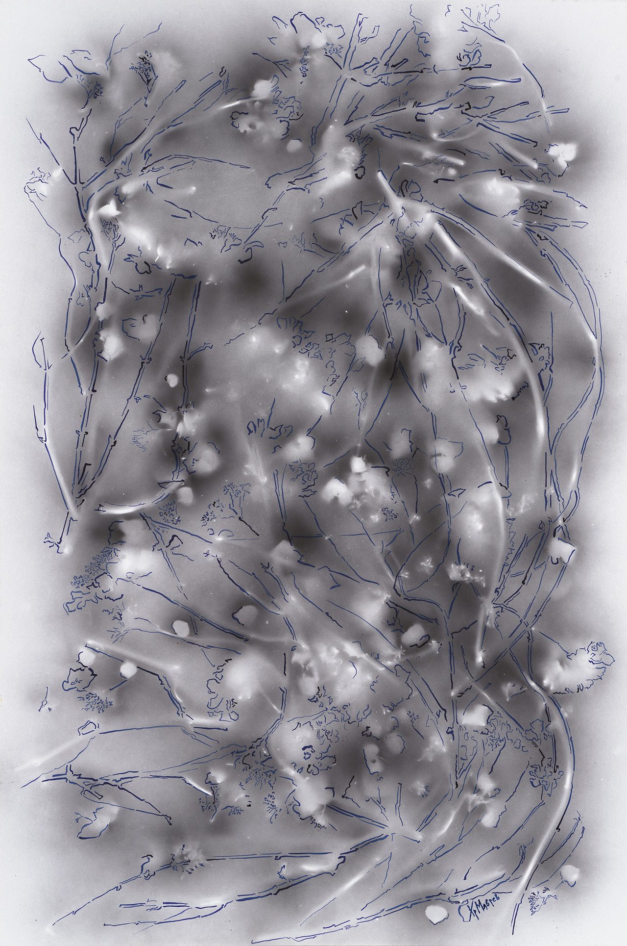 חריסטו מַבְרֵב בגלריה שטרית & וולף. צילומים: אבי אמסלם