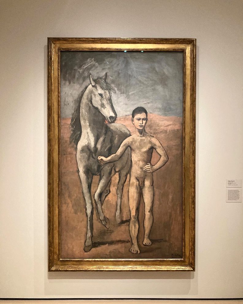 פבלו פיקאסו, Boy Leading a Horse. צילום: יובל סער