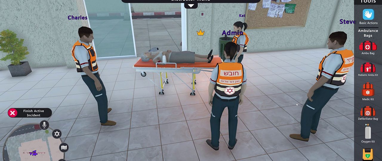 סטודיו CloverBite, סימולטור מד״א לתרגול מקרי חירום