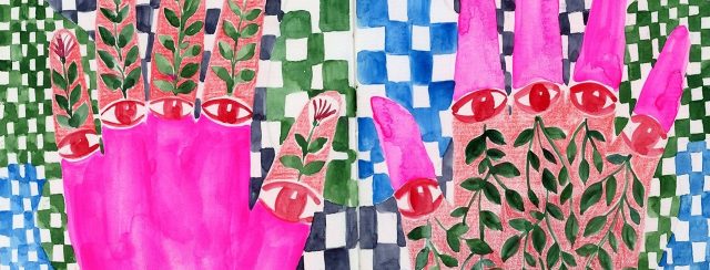 הדס חיון באאוטליין – איור ומילים בירושלים. צילום: מ״ל