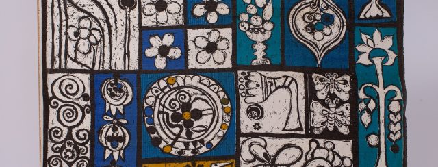 ציונה שמשי עבור משכית. צילום: אחיקם בן יוסף / ארכיון האופנה והטקסטיל ע״ש רוז, שנקר