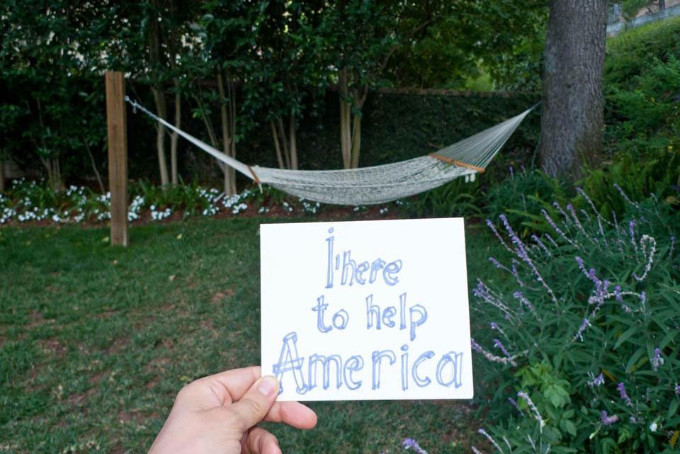 סימיון צ׳רניקה, באתי להציל את אמריקה