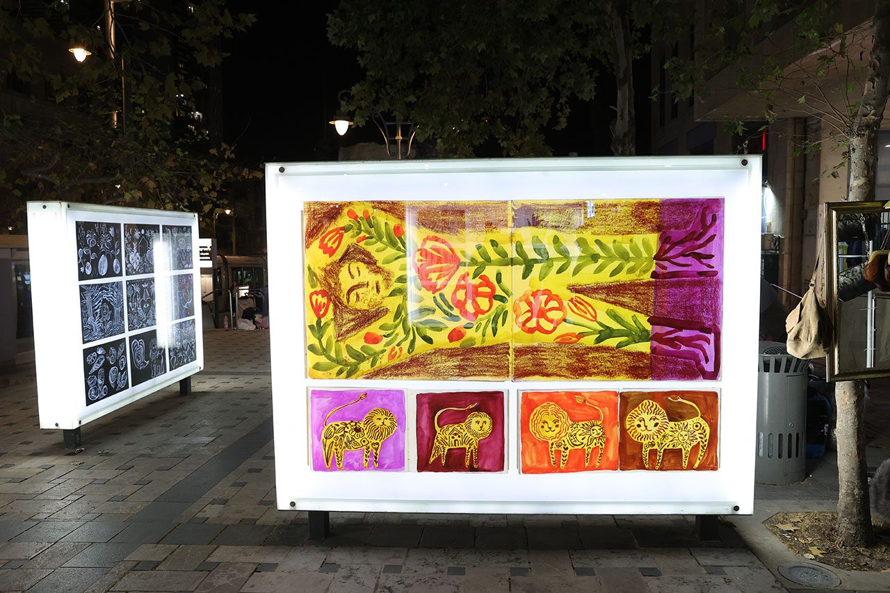 מקום להניח בו את הראש. צילומים: פסטיבל אאוטליין