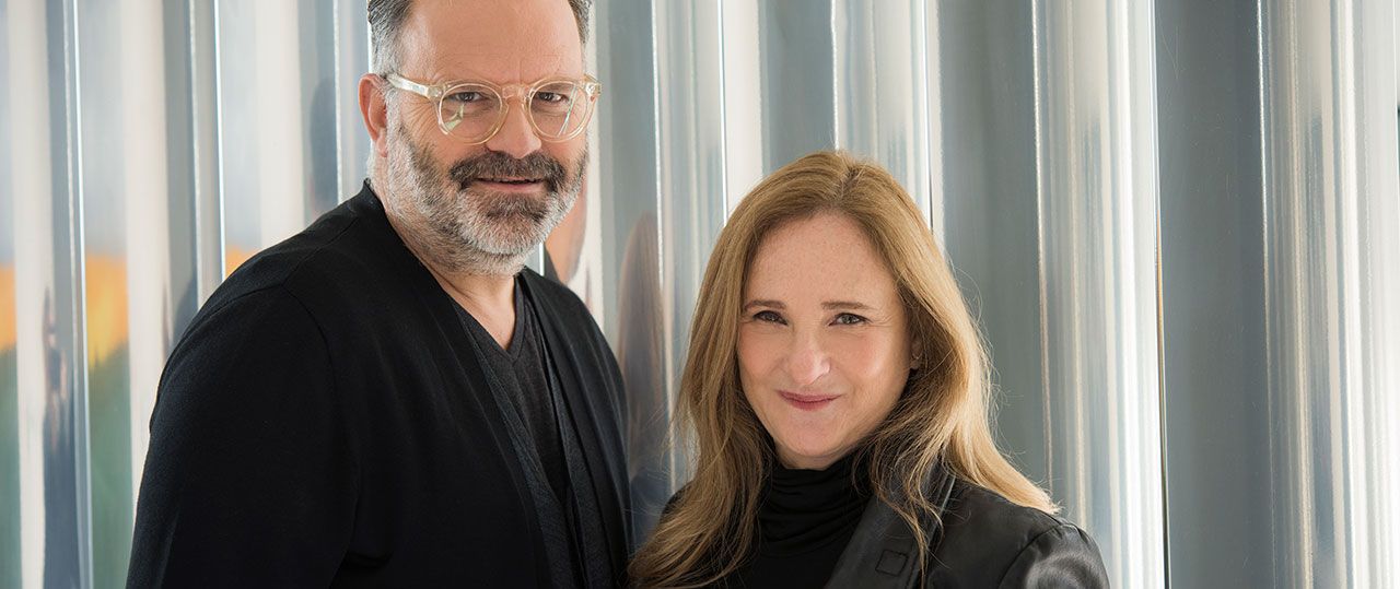 אלון ברנוביץ ואירנה קרוננברג. צילום: שרון דרעי