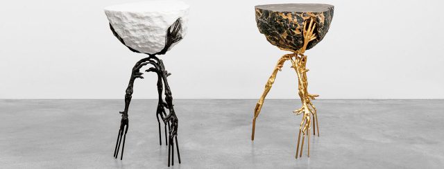 שולחן צד ״המספריים של אדוארד״. צילום: גוסטיני סטאגטי