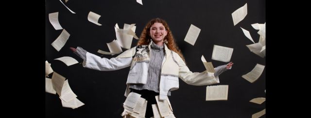 פרויקט הגמר של שיר בר חן בביאנלה הלאומית לאמנויות ועיצוב ברומא. צילום: אילן בשור