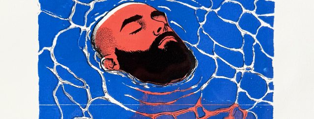 עמית שמעוני בתערוכה ״אי מקלט״