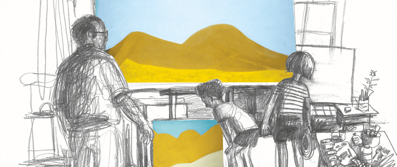 הצבעים מדברים איתי. ציורים: אורי ריזמן; איורים: ולי מינצי