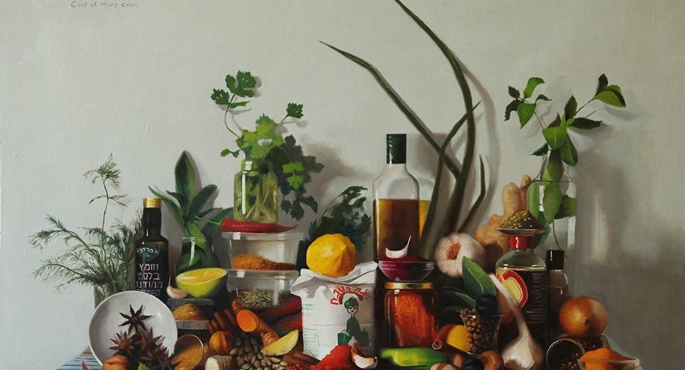 רוני יפה, ״כתונת פסים״ מתוך "בית ישראלי", צבע טרי 2025. צילומים: מ"ל