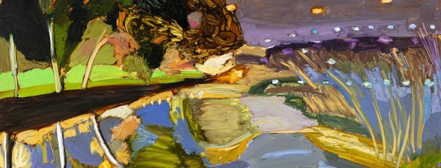 בעז נוי, בקצה הלילה (השתקפויות בירקון). צילומים: גלריה רוזנפלד