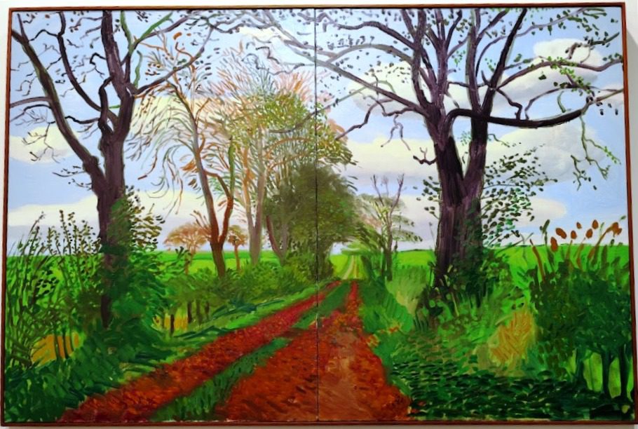 דייוויד הוקני, מנהרה בנובמבר, 2006. צילומים: מ״ל