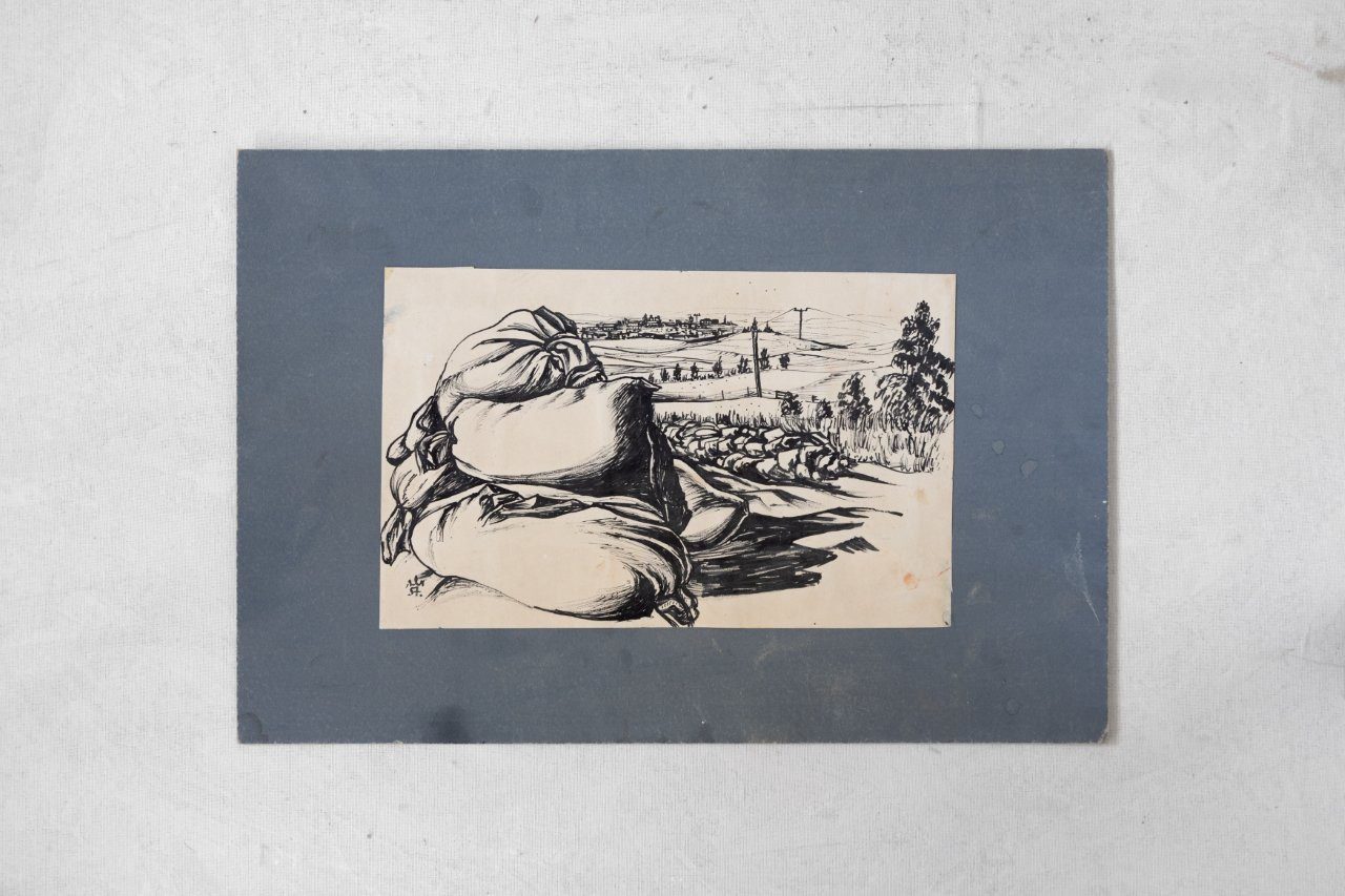 בשדות כפר מנחם, 1952