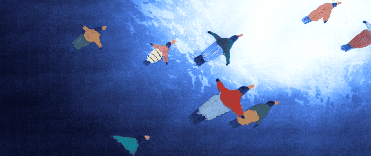 לשחות עם כנפיים (Swimming with wings) - צילום_