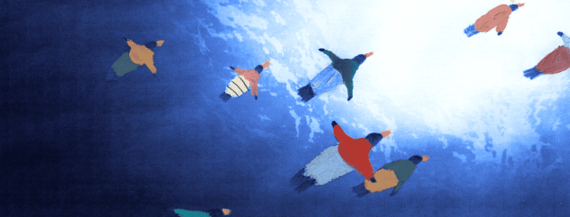 לשחות עם כנפיים (Swimming with wings) - צילום_