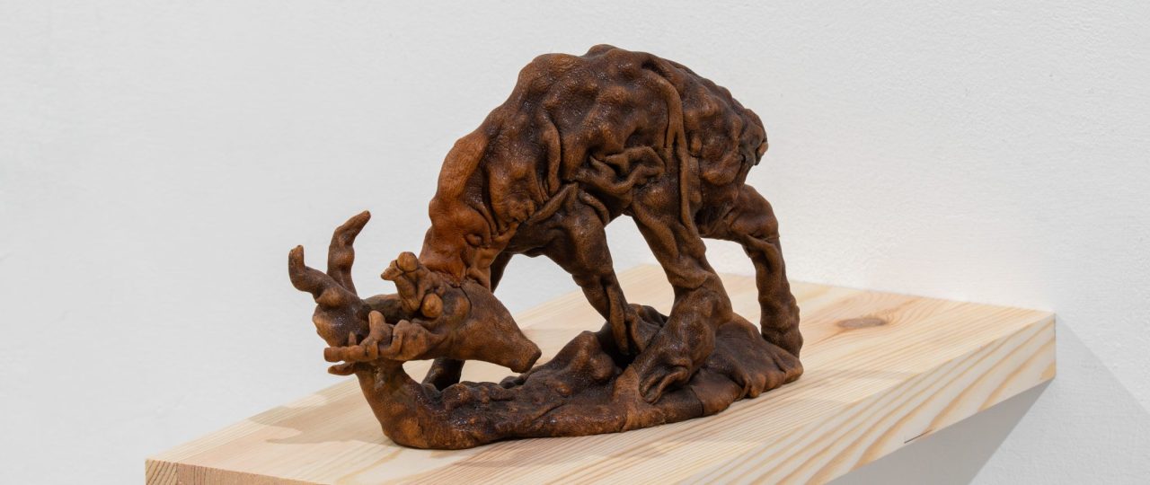 רונן רז, מכתב לאייל, מתוך התערוכה ״העור האחרון״. צילום: דניאל חנוך