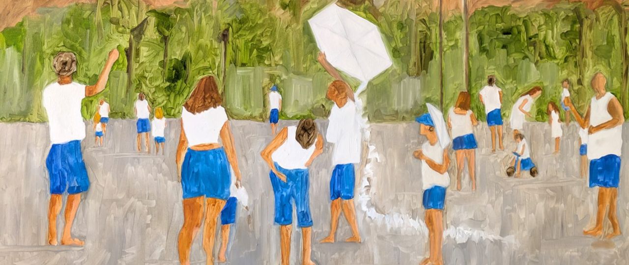 טל גולדמן, עפיפוניאדה בקיבוץ. צילומים: מ״ל