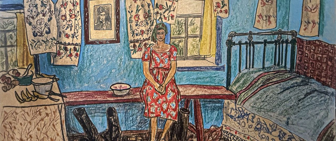זינאידה פוזדניאקובה, פנים בית אוקראיני, 1965. צילומים: מ״ל