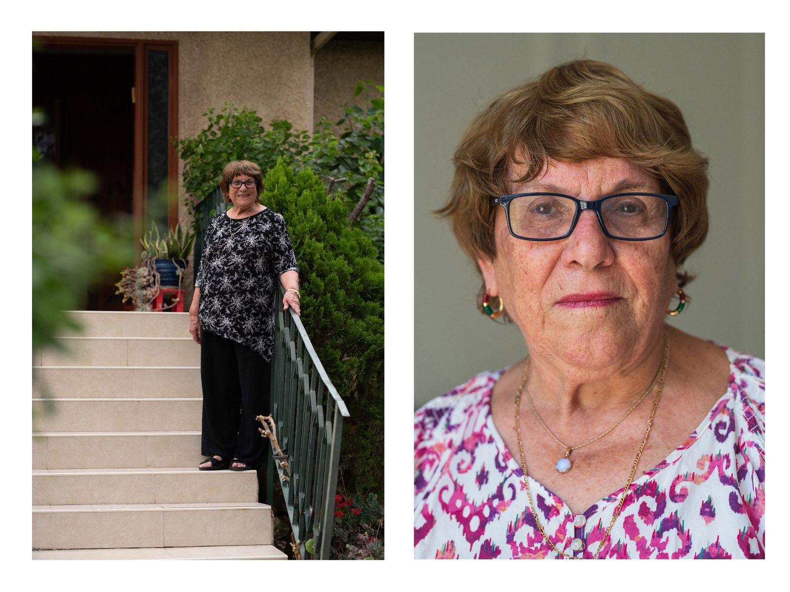 ורדה יצחק במלון בירושלים ובביתה בקריית שמונה